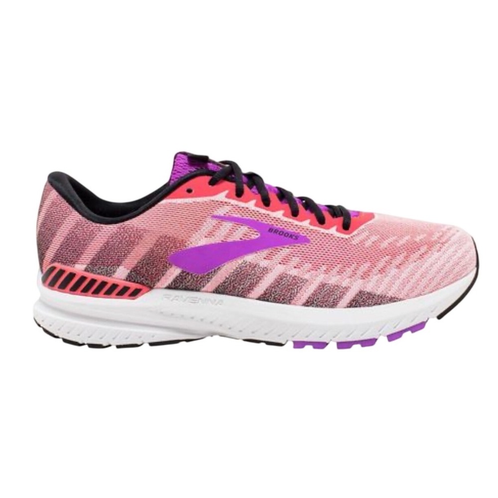Brooks Ravenna 10 Womens Running Shoes Pink Purple Coral 1202861B615 Size 9